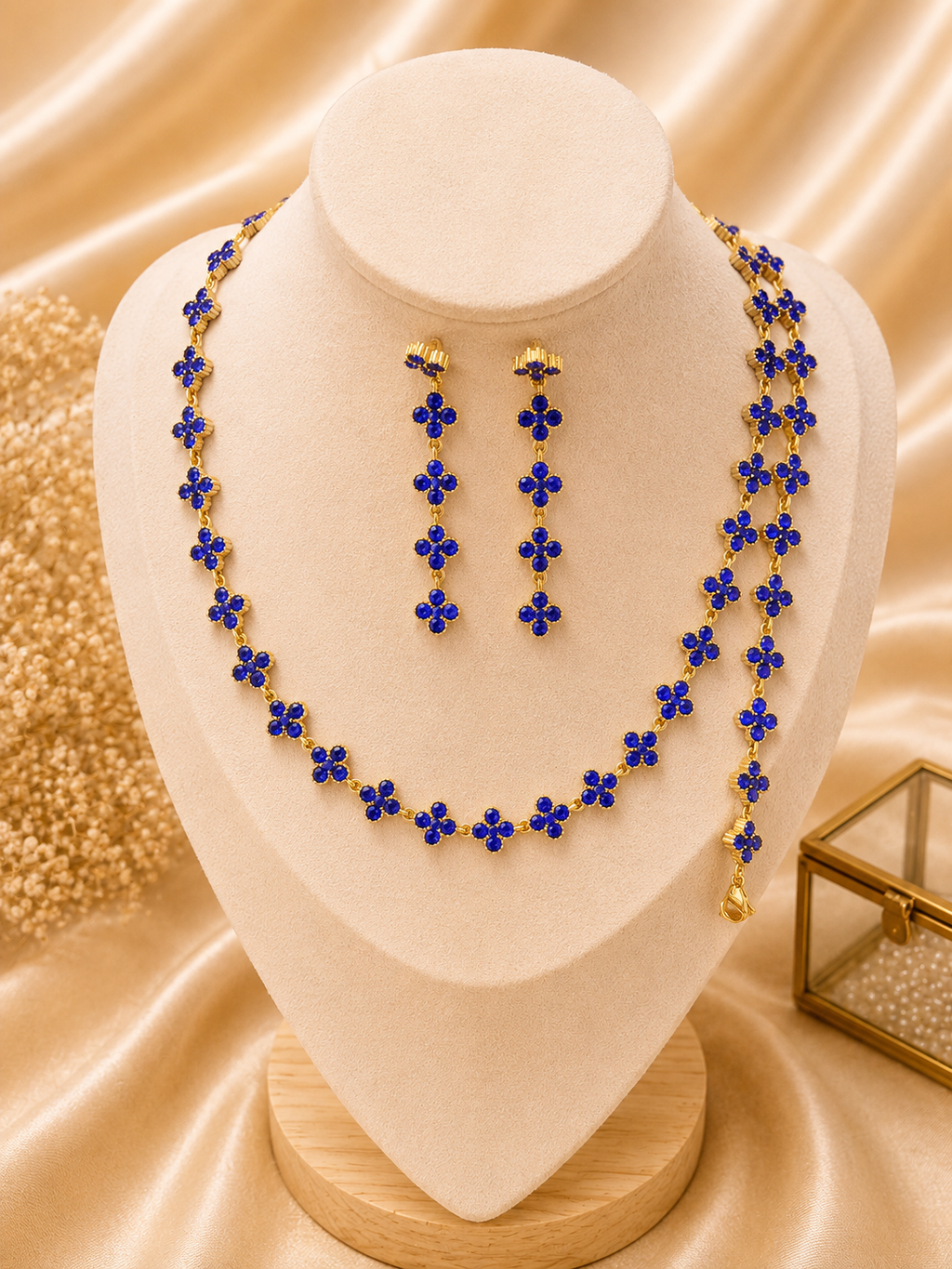Parure Élégance Fleurie Luxe
